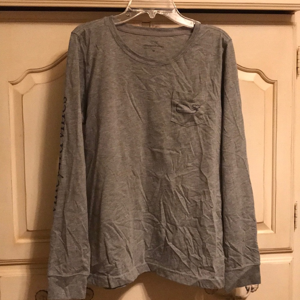 Vineyard Vines long sleeve tee shirt Gray